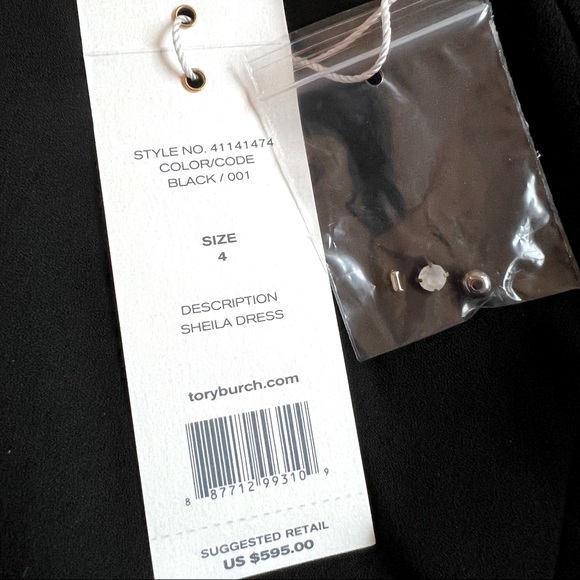 NWT Tory Burch Sheila Embellished Dress - Picture 10 of 13